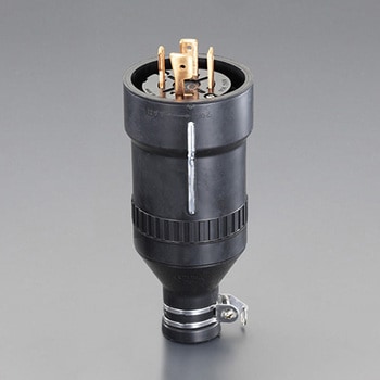 250V/60A 防水型引掛けプラグ(接地3P) エスコ