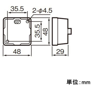 300V/10A 角型タンブラスイッチ エスコ