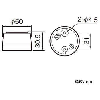 300V/1A 丸型押ボタン エスコ