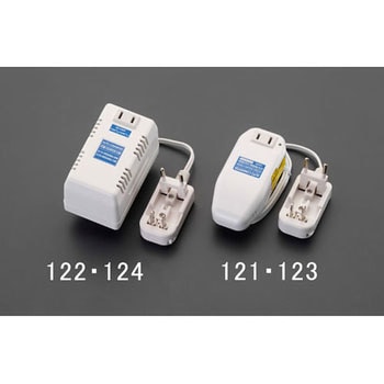 AC240V/ 120W 海外用マルチプラグ変圧器 エスコ