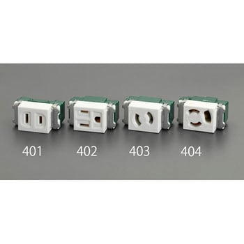 125V/15A 埋込コンセント (抜け止め) エスコ