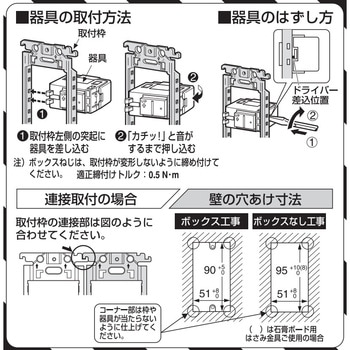 スイッチ取付金具 エスコ