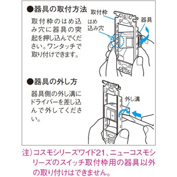 スイッチ取付金具 エスコ