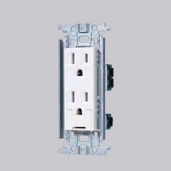 125V/15A 埋込コンセント (2口/接地付) エスコ