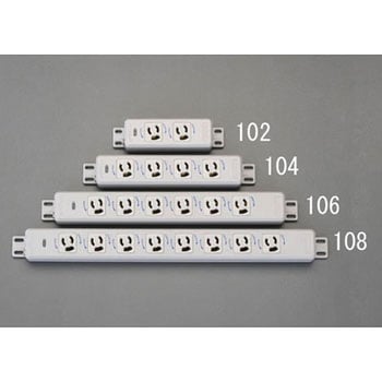 125V/15A 機器用抜け止め接地コンセント(2個口) エスコ