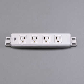 125V/15A 機器用接地コンセント(4個口) エスコ
