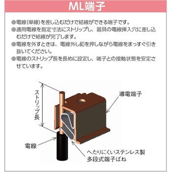 300V/15A [3路]表示付スイッチ - エスコ