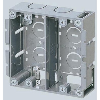 98x108x35mm パネルボックス(2個用) エスコ