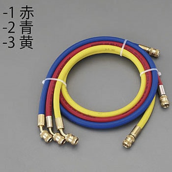 [R134a] 150cm チャージングホース(黄) エスコ
