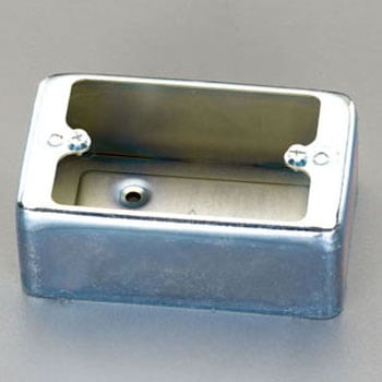124x 74x40mm 露出スイッチボックス(ハブ無/1個用) エスコ