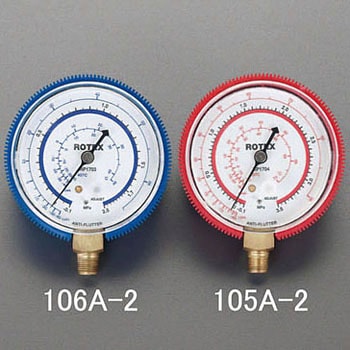 [R404A・R407C・R134a] Φ68mm 連 成 計 エスコ
