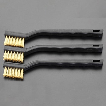 8x180mm 柄付ブラシ(真鍮製/3本) エスコ