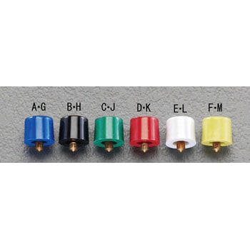 Φ 8mm 小型押ボタンスィッチ用ボタン(赤) エスコ