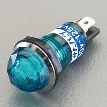 Φ15.2mm 表示灯ネオンブラケット(緑) エスコ