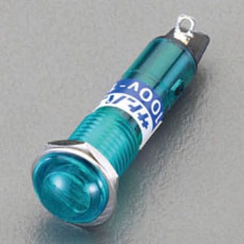 Φ10.2mm 表示灯ネオンブラケット(緑) エスコ