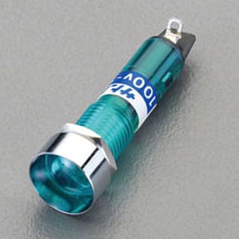 Φ10.2mm 表示灯ネオンブラケット(緑) エスコ