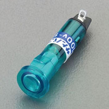 Φ 9.5mm 表示灯ネオンブラケット(緑) エスコ