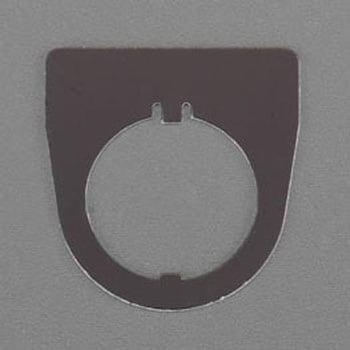22mm 銘 板 (無地) エスコ
