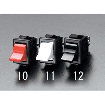 125V/10A レバースイッチ(黒) エスコ