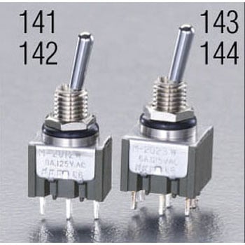 EA940DH-144 125V/6A(6mm) 2極双投/トグルスイッチ(防水型) 1個