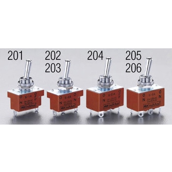 125V/15A(12mm) 単極双投/トグルスイッチ エスコ