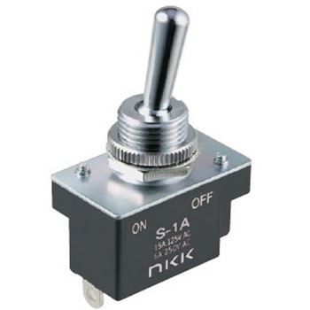 125V/15A(12mm) 単極単投/トグルスイッチ(防水型) エスコ