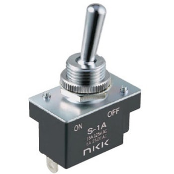 125V/15A(12mm) 単極双投/トグルスイッチ(防水型) エスコ