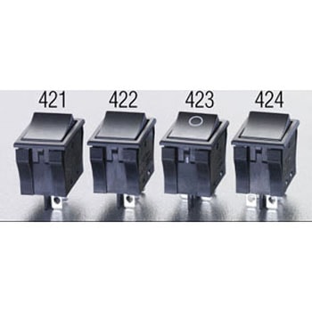 125V/ 9A 単極単投/ロッカースイッチ(TV-8 適合) エスコ