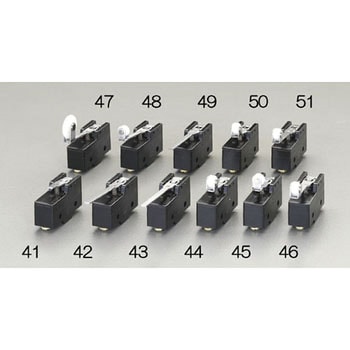 AC250V/15A マイクロスイッチ(ヒンジ・レバー) エスコ