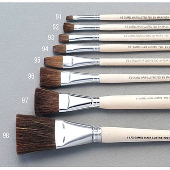 9.5mm 平 筆(ラクダ毛) エスコ