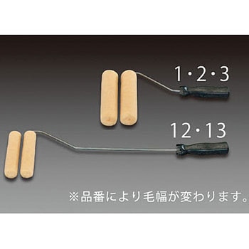 175x305mm( 6mm) ローラー刷毛セット - エスコ