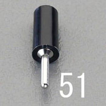 Φ6.5x25mm  チップジャック(黒) エスコ