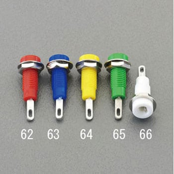 [Φ6.1x5mm穴/5A]チップジャック[青] エスコ