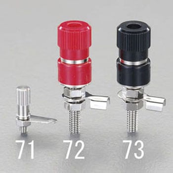 Φ8.7mm/125V-10A ターミナル[黒] エスコ