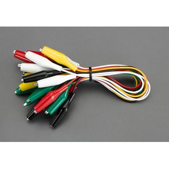 560mm/0.3mm2テストリード(両端クリップ/10本) エスコ