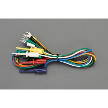 EA940DT-46 500mm/0.3mm2テストリード(クリップ・Y形端子/6本) 1個