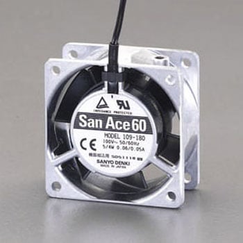 60x 60mm/38mm(AC100V) ファン エスコ
