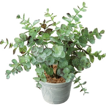 ユーカリポット 横浜ディスプレイミュージアム 観葉植物壁掛け用 卓上用グリーン 造花 通販モノタロウ Gla 1493