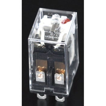 DC 24V/2c/ 5A 汎用リレー(ダイオード内蔵) エスコ