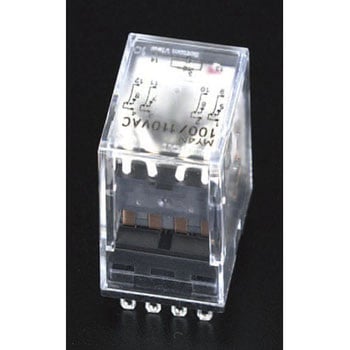 AC 24V/4c/ 3A [LED付] 汎用リレー エスコ