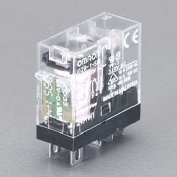 AC200V/1c/10A[LED付]リレー(スリムタイプ) エスコ