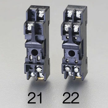 [2cスリムタイプ] リレー用ソケット(EA940MP-91～93H用) エスコ