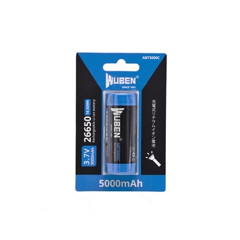 ABT5000C 【ABT5000C】26650リチウムイオン充電池 1本 WUBEN