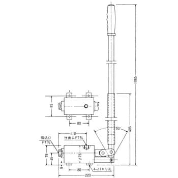 PH-5 手動油圧ポンプ 1台 山本水圧工業所 【通販モノタロウ】