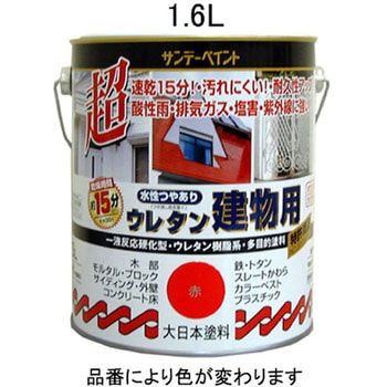 1.6L [水性]多目的塗料(建物用/ライトグレー) エスコ