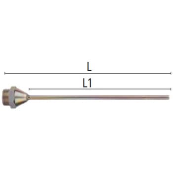 2.0穴x150mm/M12 ノズル(EA123AB-11A～用) エスコ