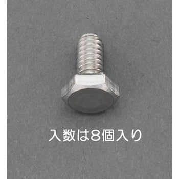 W 1/4 x35mm 六角頭ボルト(ステンレス製/8本) エスコ