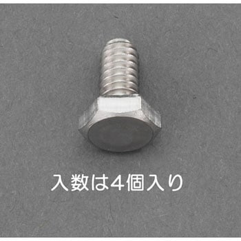W 3/8 x16mm 六角頭ボルト(ステンレス製/4本) エスコ