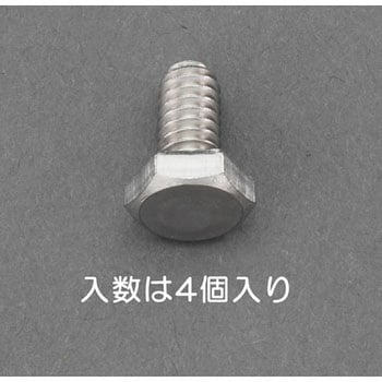 W 3/8 x35mm 六角頭ボルト(ステンレス製/4本) - エスコ