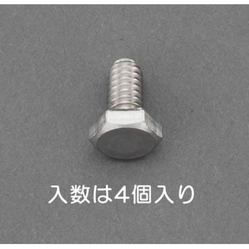UNC 1/4 x3/8 六角頭ボルト(ステンレス製/4本) エスコ